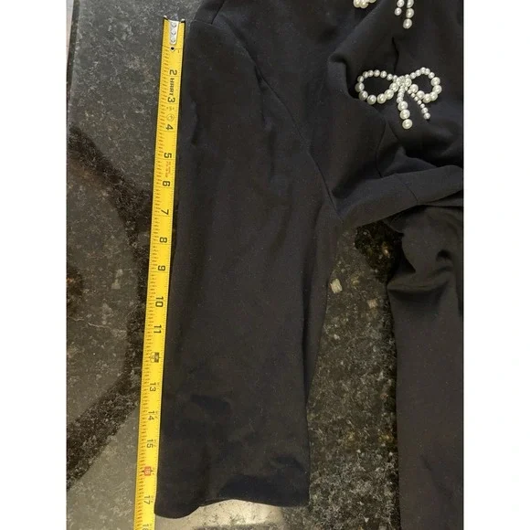 Kate Spade A-line Dress Pearl Mini Bows Dress Women's X-Large Stretch Pockets - Picture 10 of 10